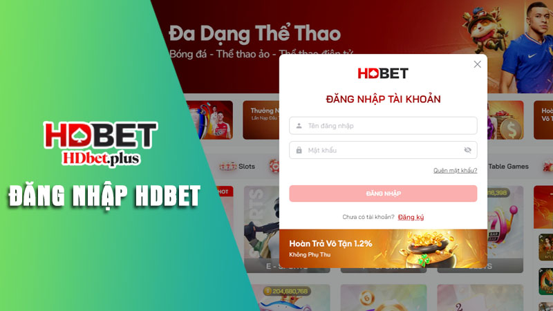 đăng nhập HDbet