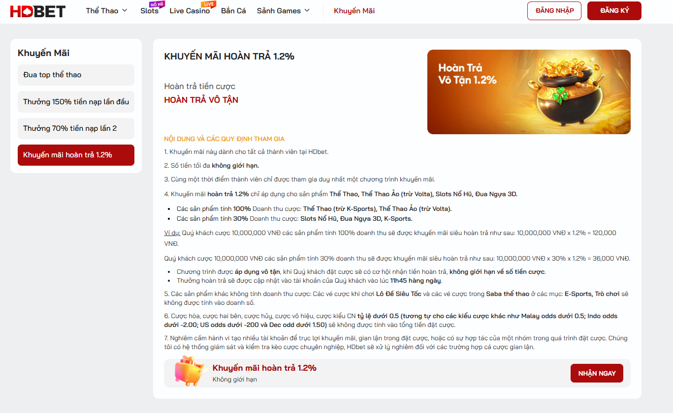 giftcode HDbet